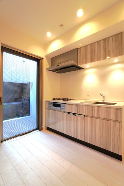 ＡＧＲＡＴＩＯ　ＴＥＲＲＡＣＥ　恵比寿（アグレシオ　テラス　恵比寿）のキッチン|※写真は同タイプ住戸です。