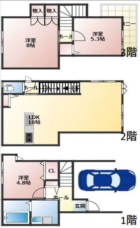垂水区五色山2丁目戸建
