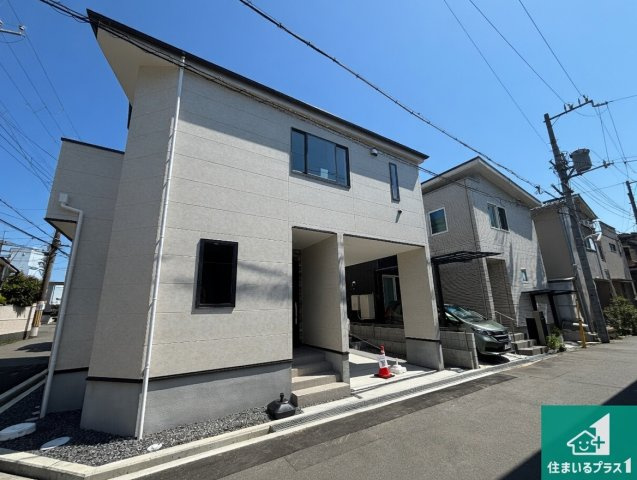 豊中市上野東　第2期　新築一戸建ての外観|お客様に長く安心して住んでいだだける事にこだわった家づくり！住んでからのアフターサービスにもしっかりと取り組んでいます！
