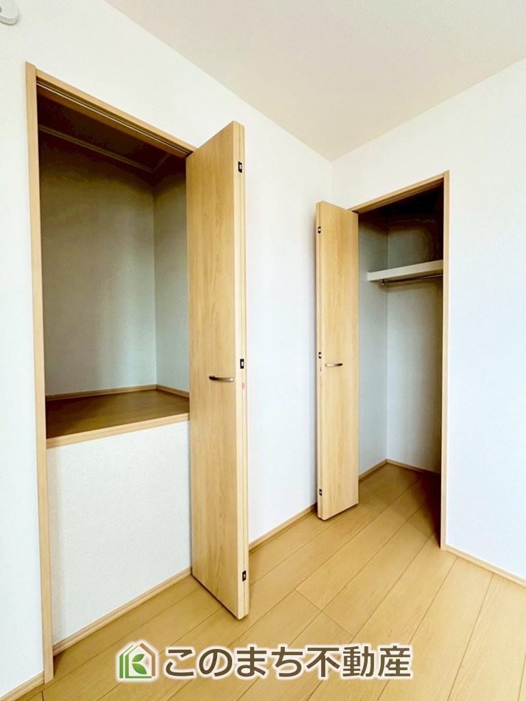 ハートフルタウン宇都宮市御幸ケ原103番の収納|各居室に収納付で住みやすさにこだわっています♪
