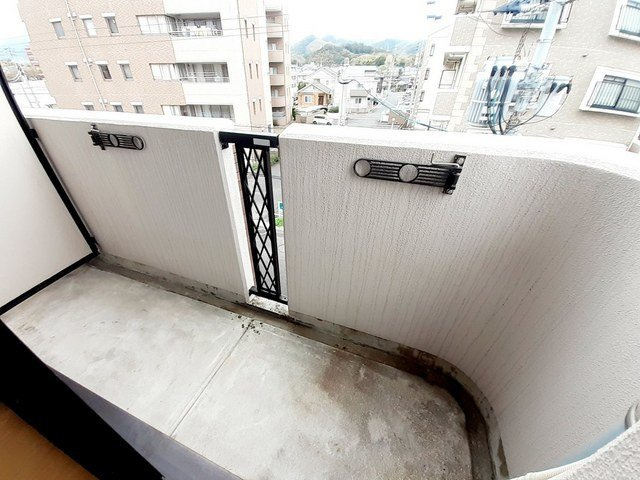 嵐山パレスのバルコニー