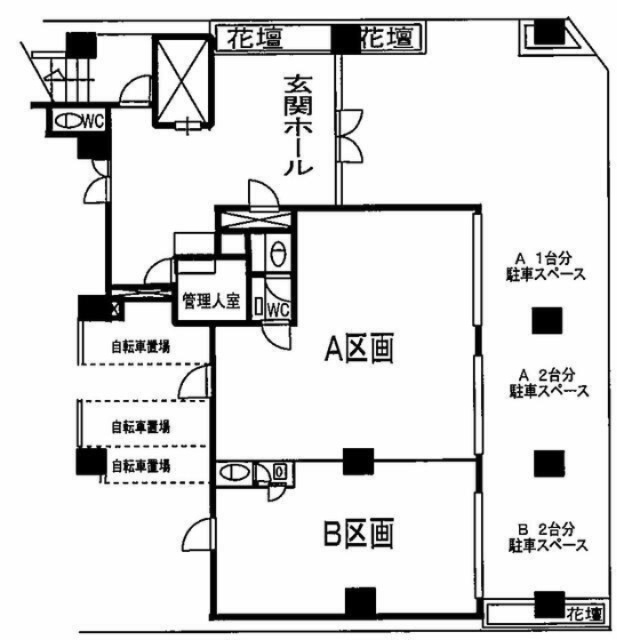 グリーンパーク前田の区画図