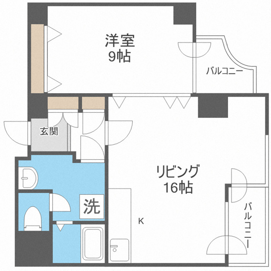 【間取り】 | ビッグパレス西線EAST