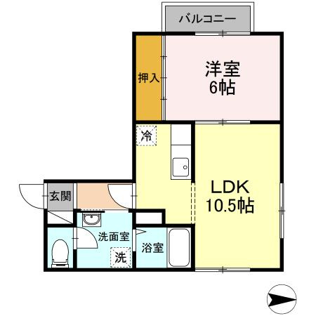 グナンドール九203の間取り