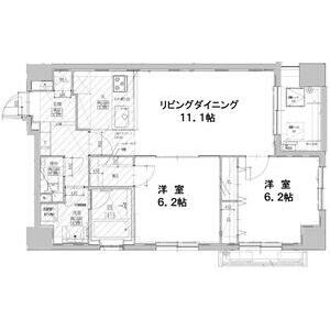 プライマル福岡平尾の間取り