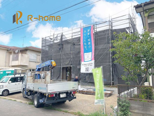 稲敷郡阿見町上長第1　新築戸建て　1号棟の外観|ご予約を頂ければ、『平日』はもちろん『早朝』や『夜間』もご見学可能です♪お気軽にお申し付けください♪