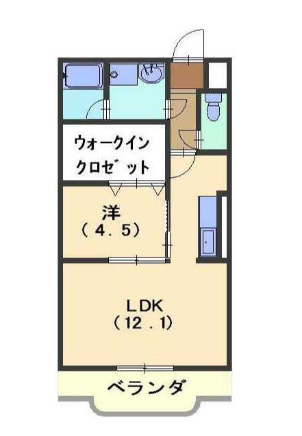 フォレスタⅢの間取り