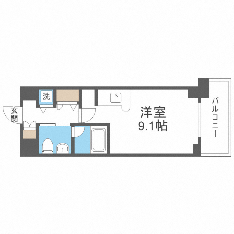 ISM谷町六丁目(旧プライムアーバン安堂寺)の間取り