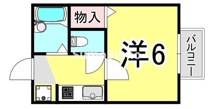パルファン蓮宮の間取り