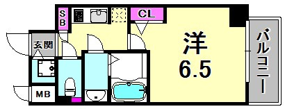 S-RESIDENCE神戸元町の間取り