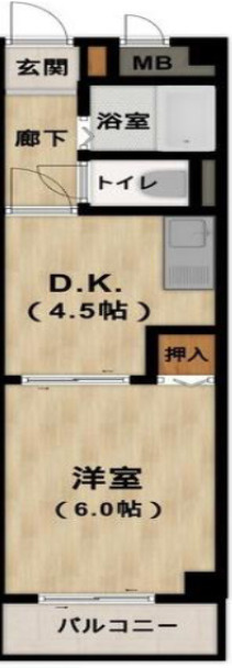 VILLA HIRANOの間取り