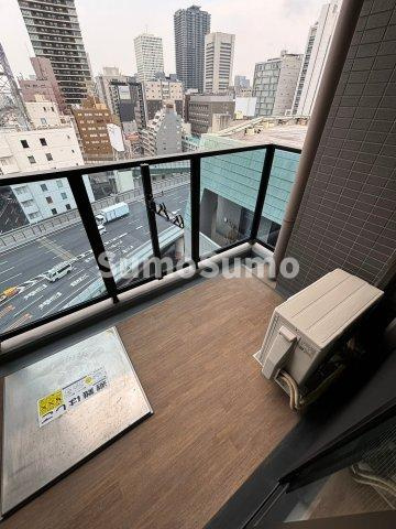 エグゼ堺筋本町のバルコニー