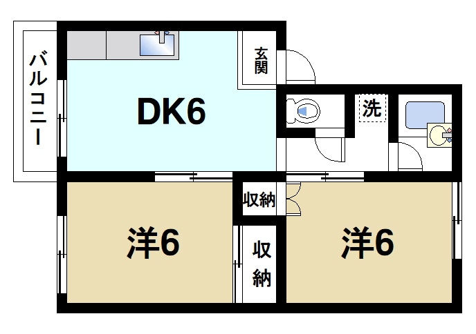 ハイツ平成の間取り