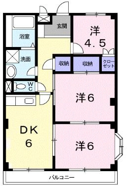 【間取り】 | ソルジェンテ金剛
