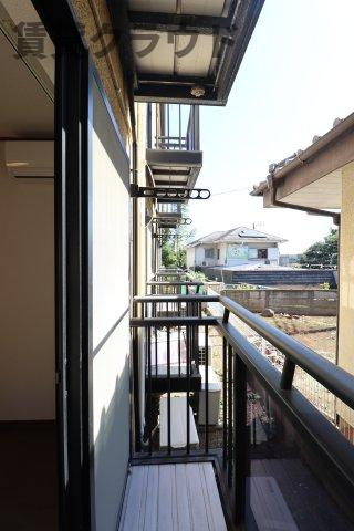 デザインコートＴＫのバルコニー|お洗濯にも便利なバルコニー付き
