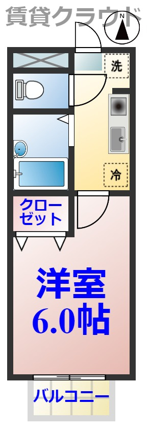 デザインコートＴＫの間取り|ひと味違う？不動産屋のイメージを変えたい！『いい部屋ネット千葉蘇我店』へ是非お越しください♪