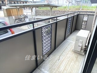 ファミールＨＩＲＯ　Ａ棟のバルコニー
