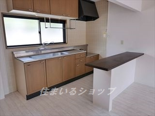 ファミールＨＩＲＯ　Ａ棟のキッチン|便利なカウンター付き