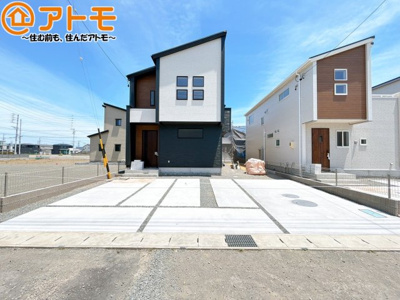 【外観】 | 焼津市石津　新築戸建　1号棟 | スタイリッシュな外観は毎日の帰宅が楽しみになりますね♪