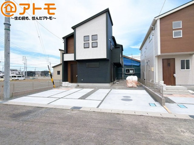 【駐車場】 | 焼津市石津　新築戸建　1号棟 | 並列3台の駐車スペースです♪