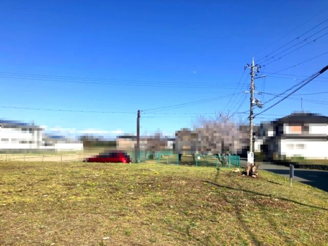 高島市鴨100坪売地の外観