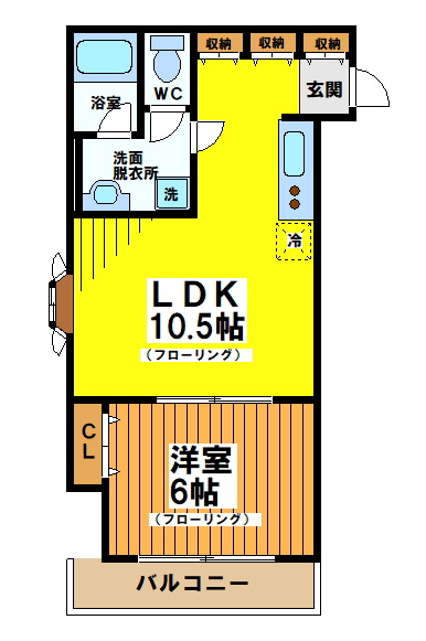メゾンドラフィネ宮下の間取り