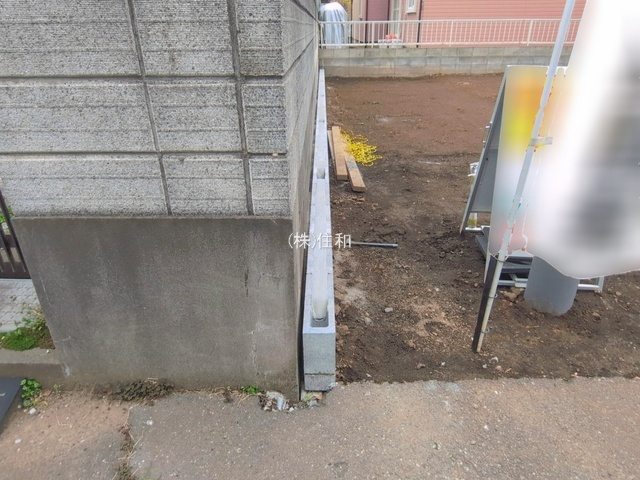 ふじみ野市苗間の新築一戸建の前面道路含む現地写真