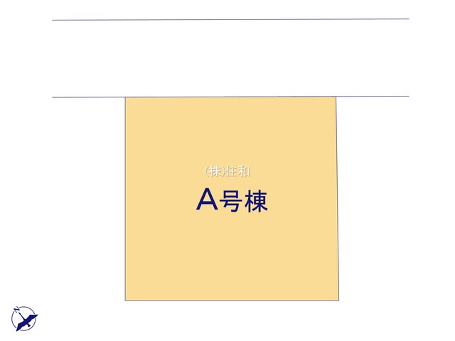 ふじみ野市苗間の新築一戸建の区画図