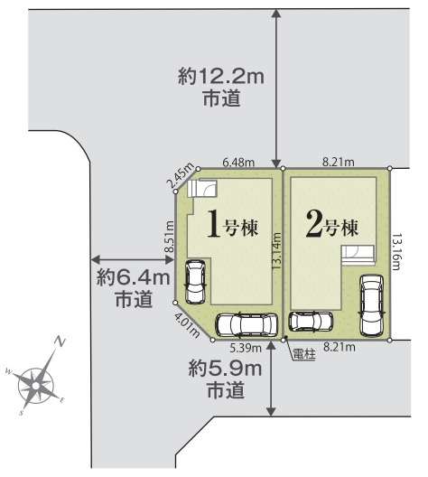 神戸市西区伊川谷町潤和の区画図