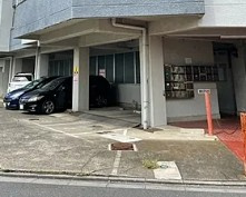 第二ヒバリハイツのエントランス