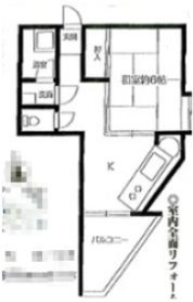 第二ヒバリハイツの間取り