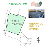 平塚市公所　売地　105.87坪の画像