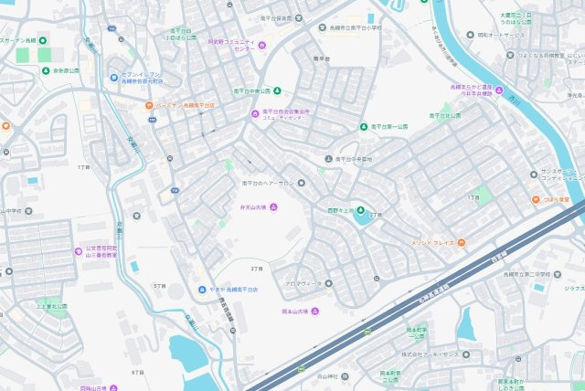 29日(土)30日(日)現地ご見学可能！　高槻市南平台　全2邸の地図
