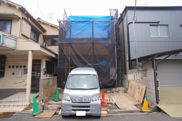 【外観】 | 東大阪市南鴻池町2丁目 | 【只今建築中！現地2026年4月9日現在☆】