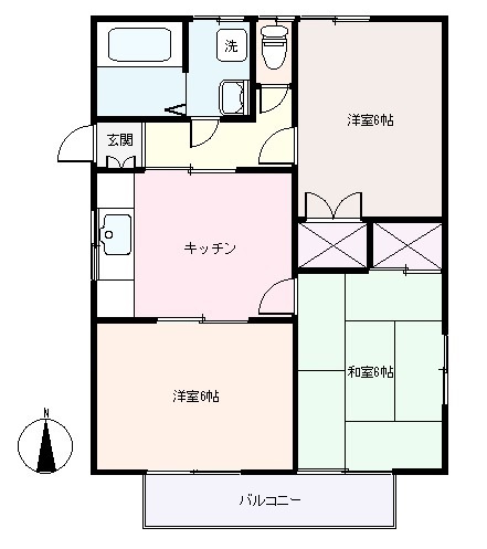 S1498R　ハイムミクラの間取り