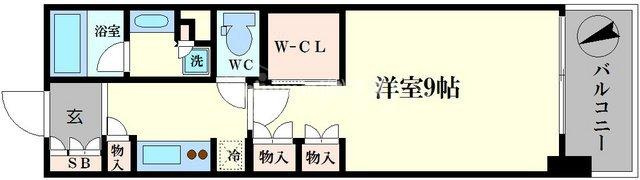 パークアクシス本町の間取り