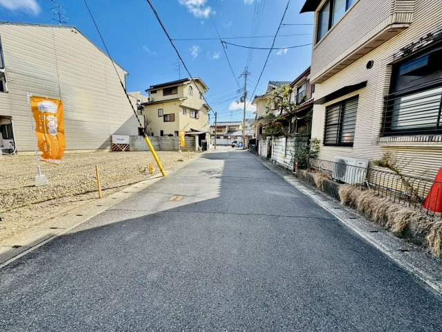 桂野里町１号地の前面道路含む現地写真