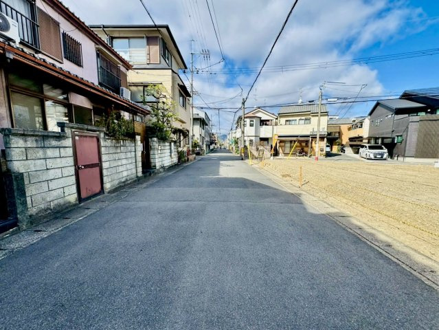 桂野里町１号地の前面道路含む現地写真