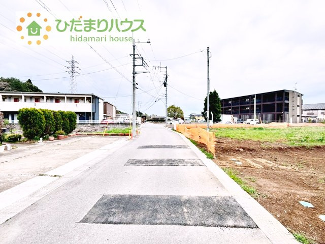 【前面道路含む現地写真】 | つくば市要4期　新築戸建　4号棟 | 4月4日撮影