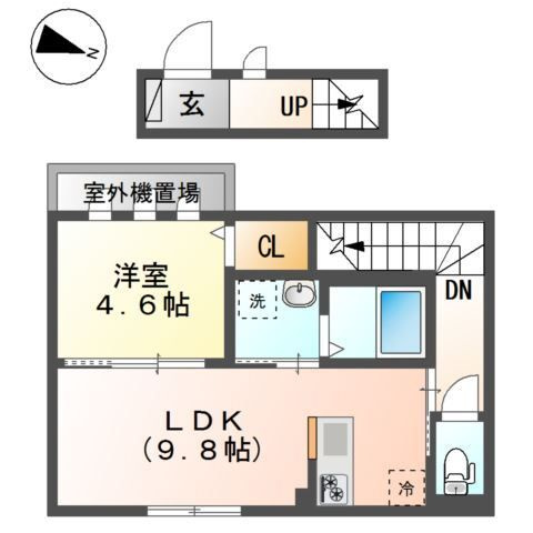 ＴＨＥ　ＢＡＳＥ　神明の間取り