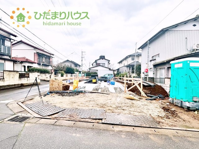 【駐車場】 | 土浦市都和第3　新築戸建 | 4月4日撮影
