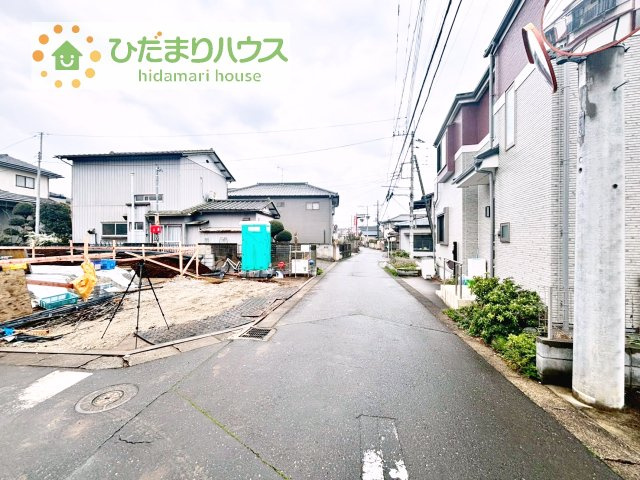 【前面道路含む現地写真】 | 土浦市都和第3　新築戸建 | 4月4日撮影