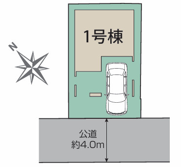 【区画図】 | 座間市相模が丘3丁目　新築戸建て　全１棟【仲介手数料無料】 | 【仲介手数料無料でご紹介可能です】大樹不動産