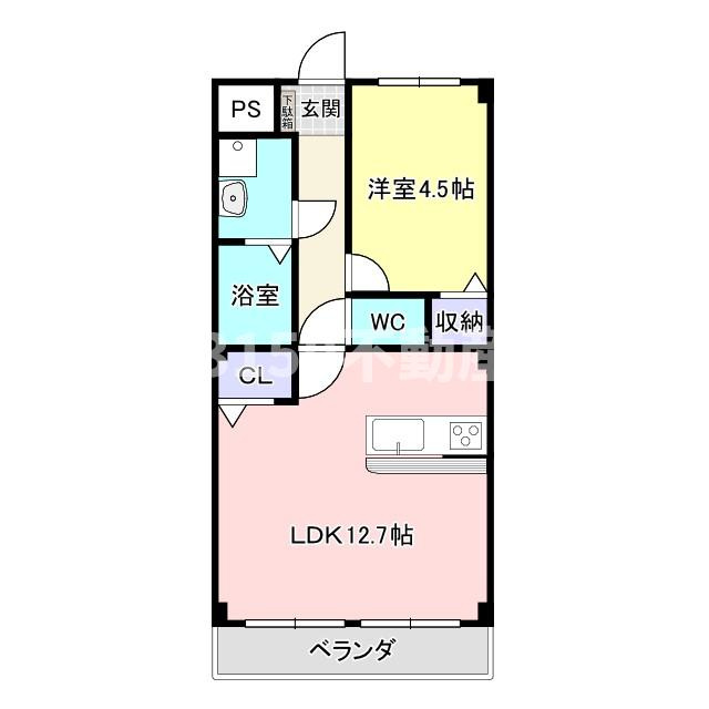 コーポオオノの間取り