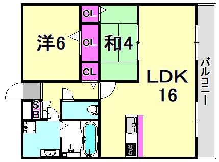カーサ・イマキタ・ステラの間取り
