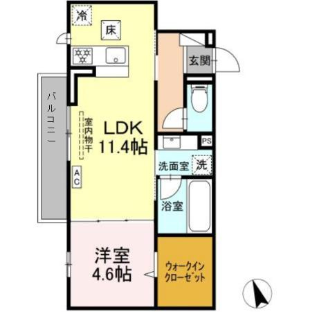 フレジェの間取り