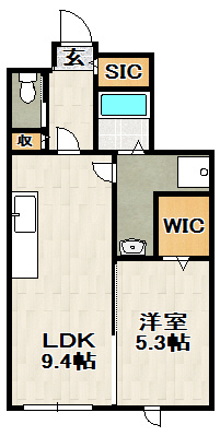 ヴァンベール仁川の間取り