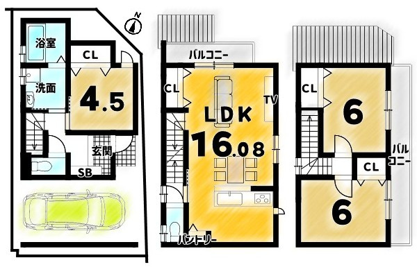 西京極西向河原町　条件付土地