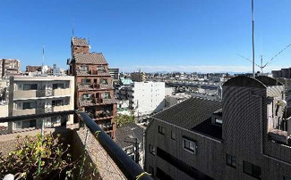 ネバーランド西宮駅前の展望|9階東南角住戸バルコニーからの眺望