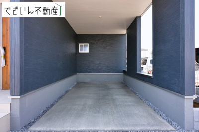 【駐車場】 | Livele Garden.S加須市富士見町(加須駅)　新築住宅 | 雨やひょう害から、愛車を守ってくれるビルトインガレージのある家
現地(2026年5月撮影)